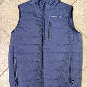 Vineyard Vines Navy Quilted Vest